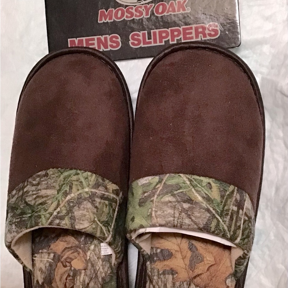 Men’s Size L - Mossy Oak Slippers - NWT